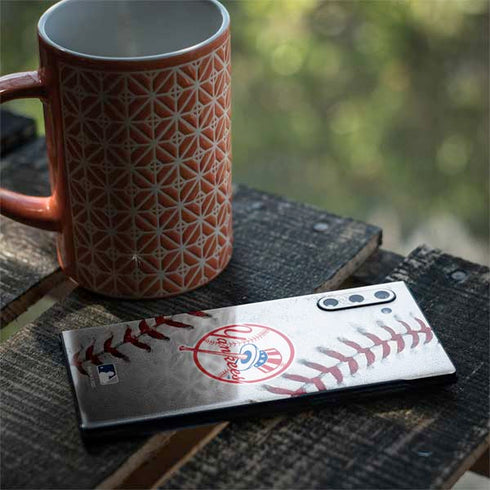 MLB New York Yankees Game Ball Galaxy Note 10 Skin